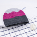 color-block knitted thermal hat